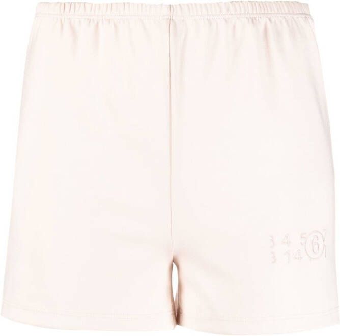MM6 Maison Margiela High waist shorts Roze