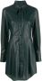 MM6 Maison Margiela Blousejurk van imitatieleer Groen - Thumbnail 1