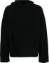 MM6 Maison Margiela Gebreide hoodie Zwart - Thumbnail 1