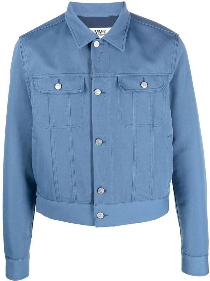 MM6 Maison Margiela Denim jack Blauw