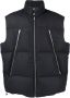 MM6 Maison Margiela Bodywarmer met hoge hals Zwart - Thumbnail 1