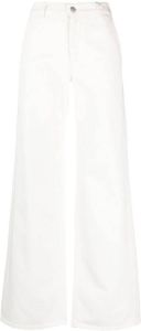MM6 Maison Margiela High waist broek Blauw