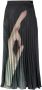 MM6 Maison Margiela High waist plooirok Zwart - Thumbnail 1