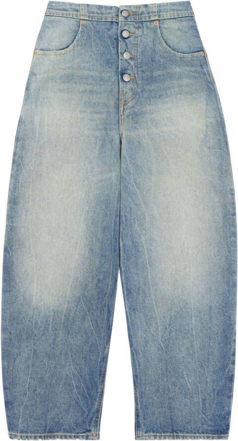 MM6 Maison Margiela Jeans met toelopende pijpen Blauw