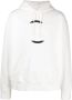 MM6 Maison Margiela Hoodie met grafische print Wit - Thumbnail 1