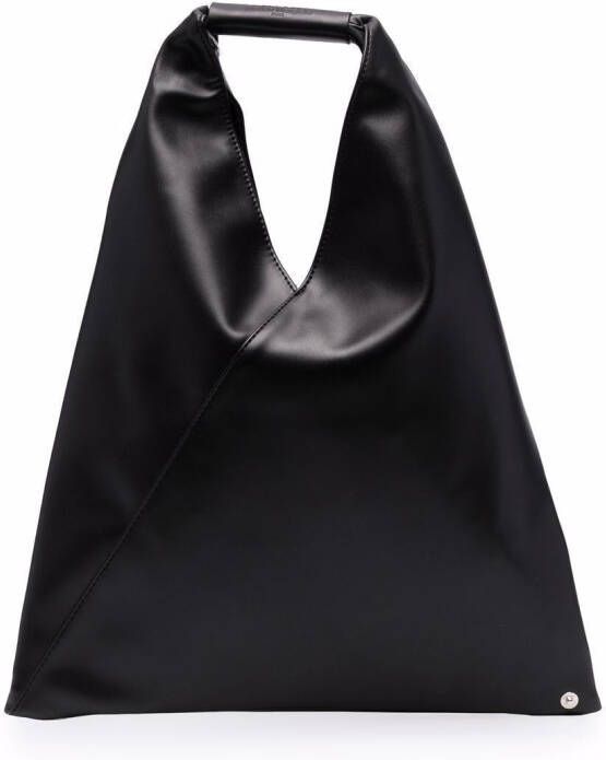 MM6 Maison Margiela Kleine Classic Japanese shopper Zwart