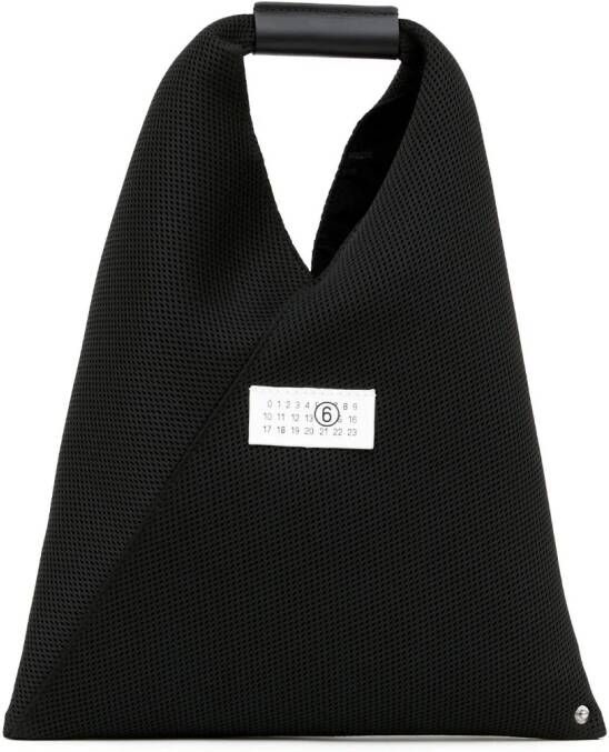 MM6 Maison Margiela Kleine Classic Japanese shopper Zwart