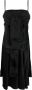 MM6 Maison Margiela Jurk met geknoopt detail Zwart - Thumbnail 1