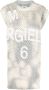 MM6 Maison Margiela Jurk met tie-dye print Beige - Thumbnail 1