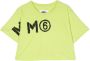 MM6 Maison Margiela Kids Cropped T-shirt Groen - Thumbnail 1