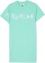 MM6 Maison Margiela Kids T-shirtjurk met logoprint Groen - Thumbnail 1