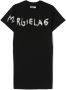 MM6 Maison Margiela Kids T-shirtjurk met logoprint Zwart - Thumbnail 1