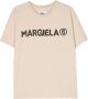 MM6 Maison Margiela Kids T-shirt met logoprint Beige - Thumbnail 1