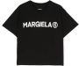 MM6 Maison Margiela Kids T-shirt met logoprint Zwart - Thumbnail 1