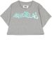 MM6 Maison Margiela Kids T-shirt met logoprint Grijs - Thumbnail 1