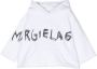 MM6 Maison Margiela Kids Hoodie met logoprint Wit - Thumbnail 1