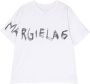 MM6 Maison Margiela Kids T-shirt met logo Wit - Thumbnail 1