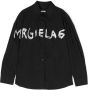 MM6 Maison Margiela Kids Shirt met logoprint Zwart - Thumbnail 1