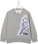 MM6 Maison Margiela Kids Sweater met grafische print Grijs - Thumbnail 1