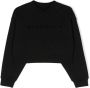 MM6 Maison Margiela Kids Sweater met logo Zwart - Thumbnail 1