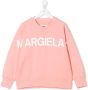MM6 Maison Margiela Kids Sweater met logoprint Roze - Thumbnail 1