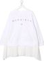 MM6 Maison Margiela Kids Sweaterjurk met logo van studs Wit - Thumbnail 1