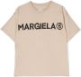 MM6 Maison Margiela Kids T-shirt met logo Beige - Thumbnail 1