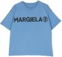 MM6 Maison Margiela Kids T-shirt met logo Blauw - Thumbnail 1