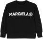MM6 Maison Margiela Kids T-shirt met logo Zwart - Thumbnail 1