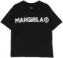 MM6 Maison Margiela Kids T-shirt met logo Zwart - Thumbnail 1
