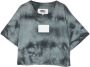 MM6 Maison Margiela Kids T-shirt met logopatch Grijs - Thumbnail 1