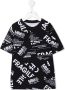 MM6 Maison Margiela Kids T-shirt met print Zwart - Thumbnail 1