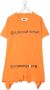 MM6 Maison Margiela Kids T-shirtjurk met logoprint Oranje - Thumbnail 1