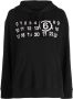 MM6 Maison Margiela Hoodie met logoprint Zwart - Thumbnail 1