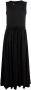 MM6 Maison Margiela Maxi-jurk met contrasterende stiksels Zwart - Thumbnail 1
