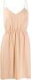 MM6 Maison Margiela Mouwloze shiftjurk Beige - Thumbnail 1
