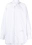 MM6 Maison Margiela Overhemd met motief Wit - Thumbnail 1