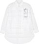MM6 Maison Margiela polka dot-print cotton shirt Wit - Thumbnail 1