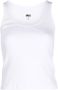 MM6 Maison Margiela Geribbelde tanktop Wit - Thumbnail 1