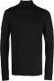 MM6 Maison Margiela Sweater met geribbeld detail Zwart - Thumbnail 1