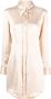 MM6 Maison Margiela Satijnen blousejurk Beige - Thumbnail 1