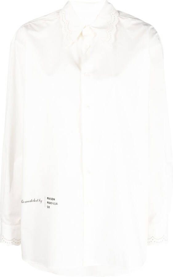MM6 Maison Margiela Button-down blouse Wit