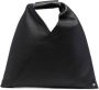 MM6 Maison Margiela Japanese leren shopper Zwart - Thumbnail 1