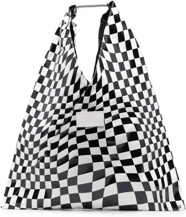 MM6 Maison Margiela Shopper met print Zwart