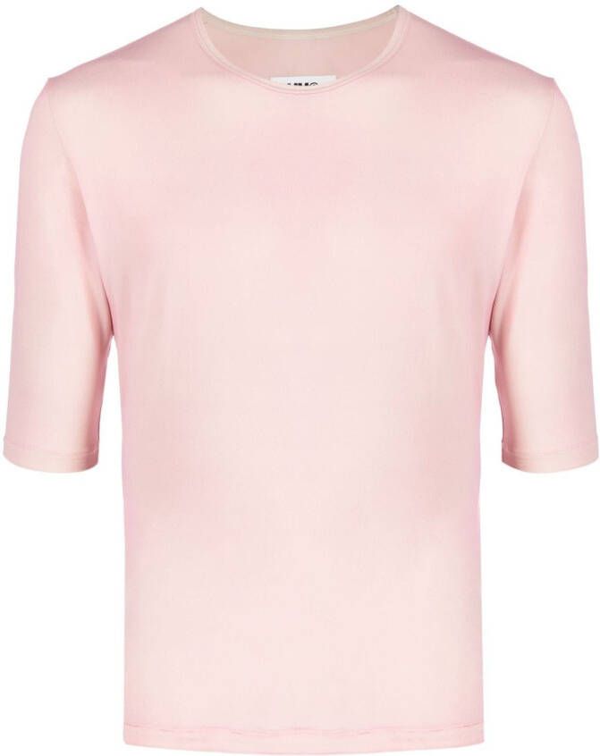 MM6 Maison Margiela T-shirt met korte mouwen Roze
