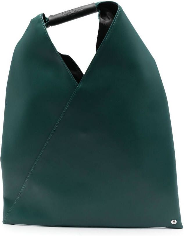 MM6 Maison Margiela Kleine Classic Japanese shopper Groen