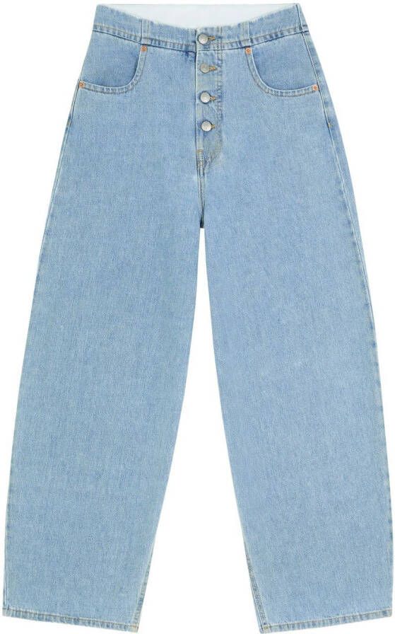 MM6 Maison Margiela Cropped jeans Blauw
