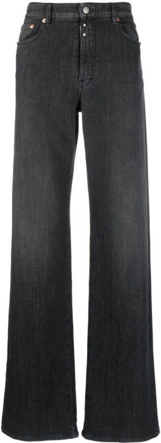 MM6 Maison Margiela Straight jeans Zwart
