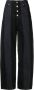MM6 Maison Margiela Cropped jeans Zwart - Thumbnail 1