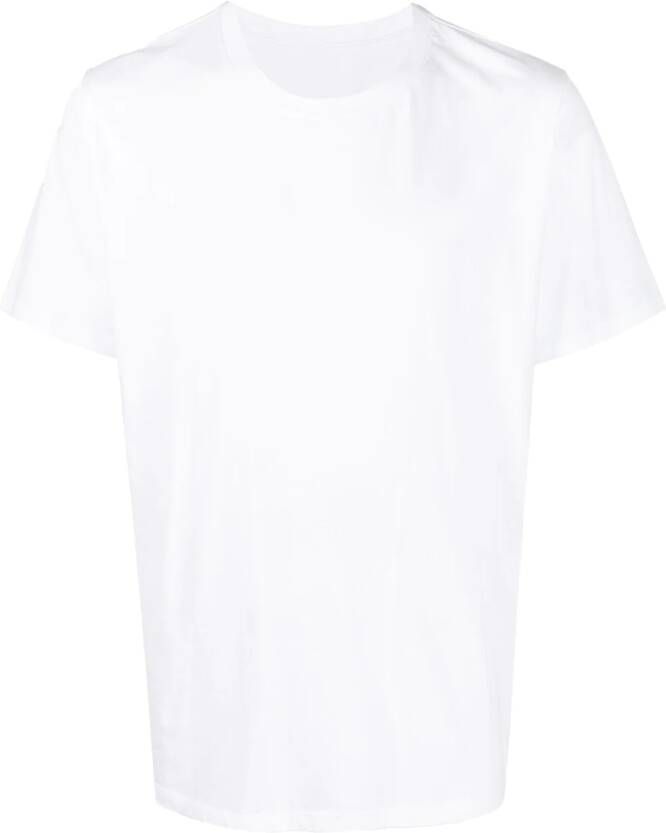 MM6 Maison Margiela Jersey T-shirt met logoprint Wit
